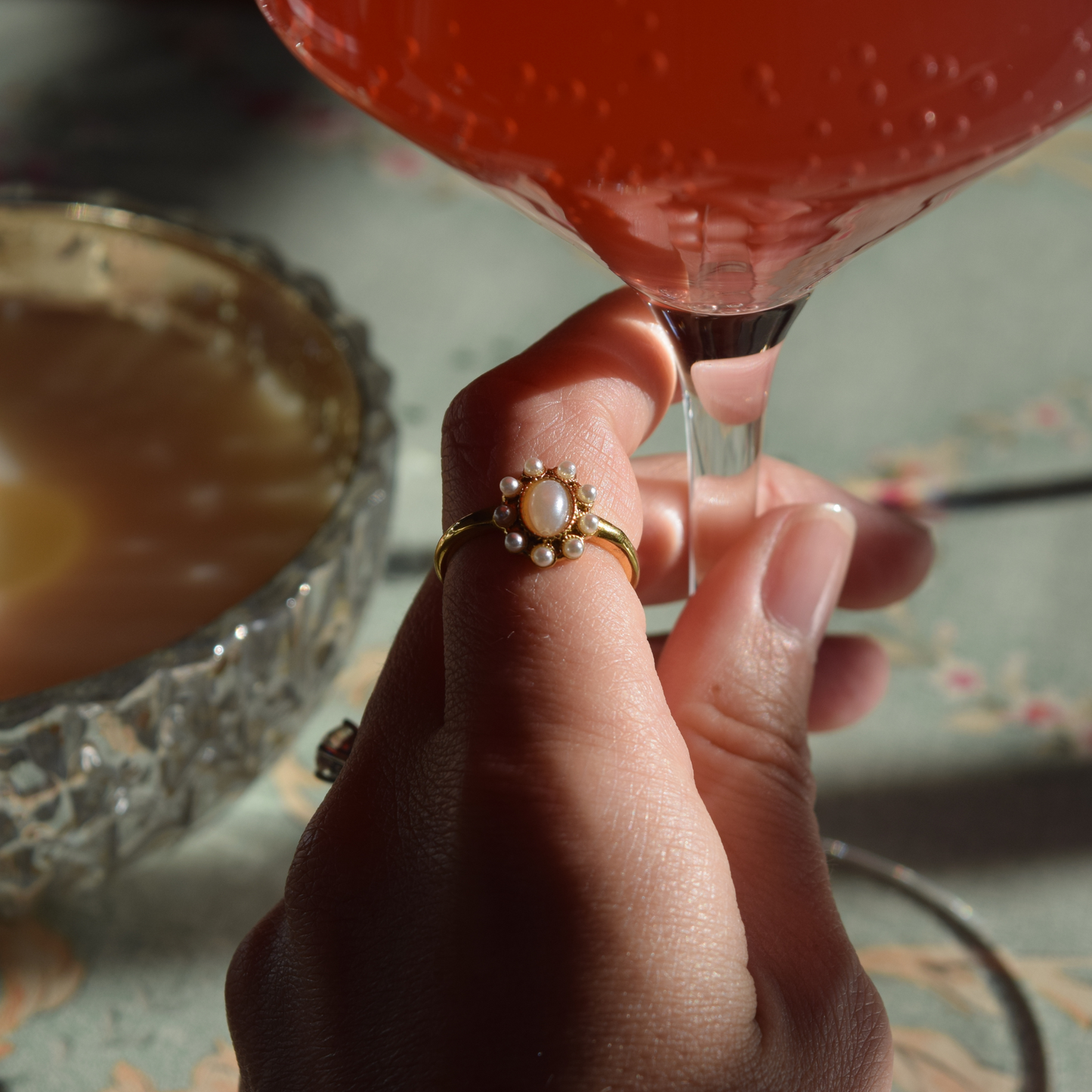 Daydream Pearl Cluster Ring