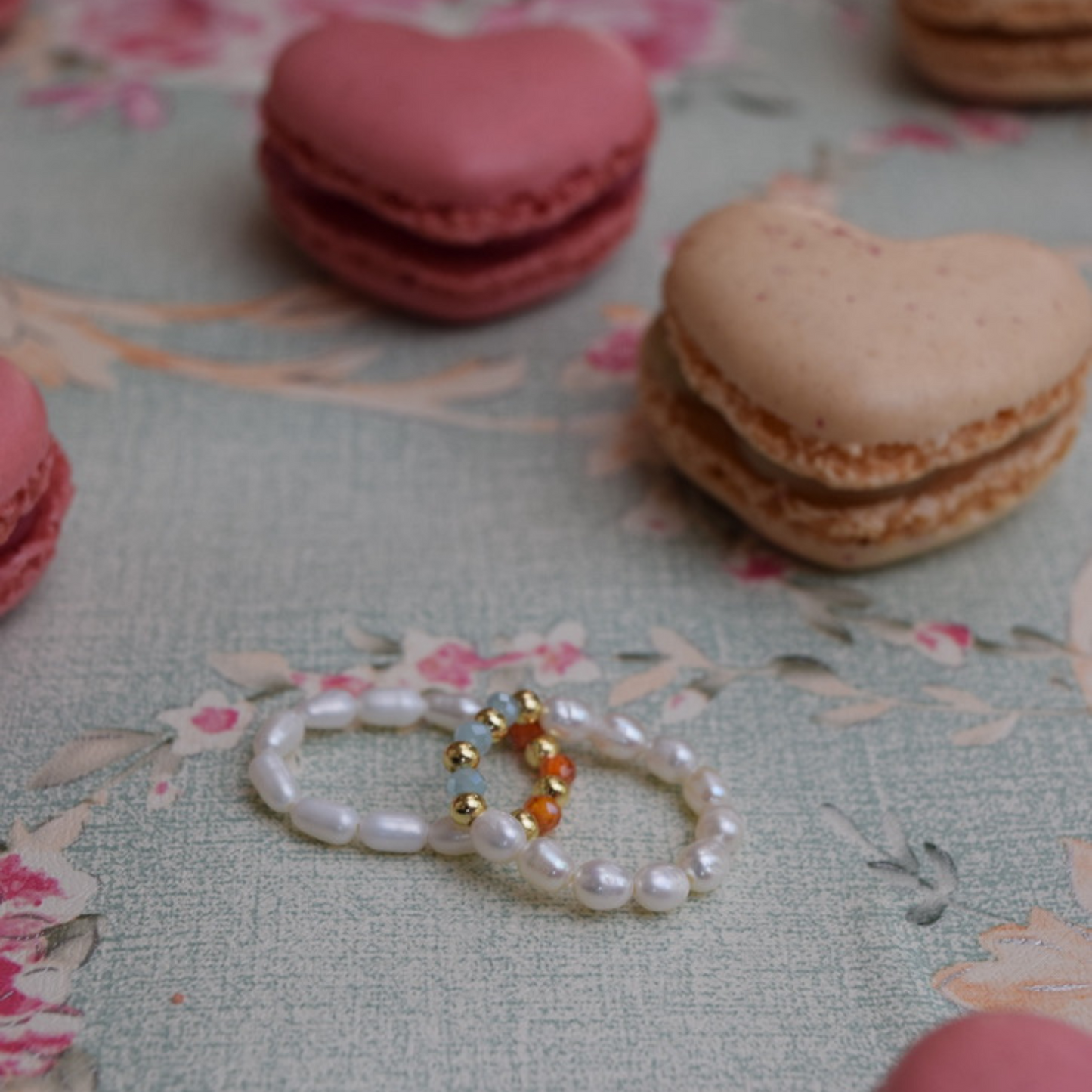 Colorful Reverie Pearls Ring