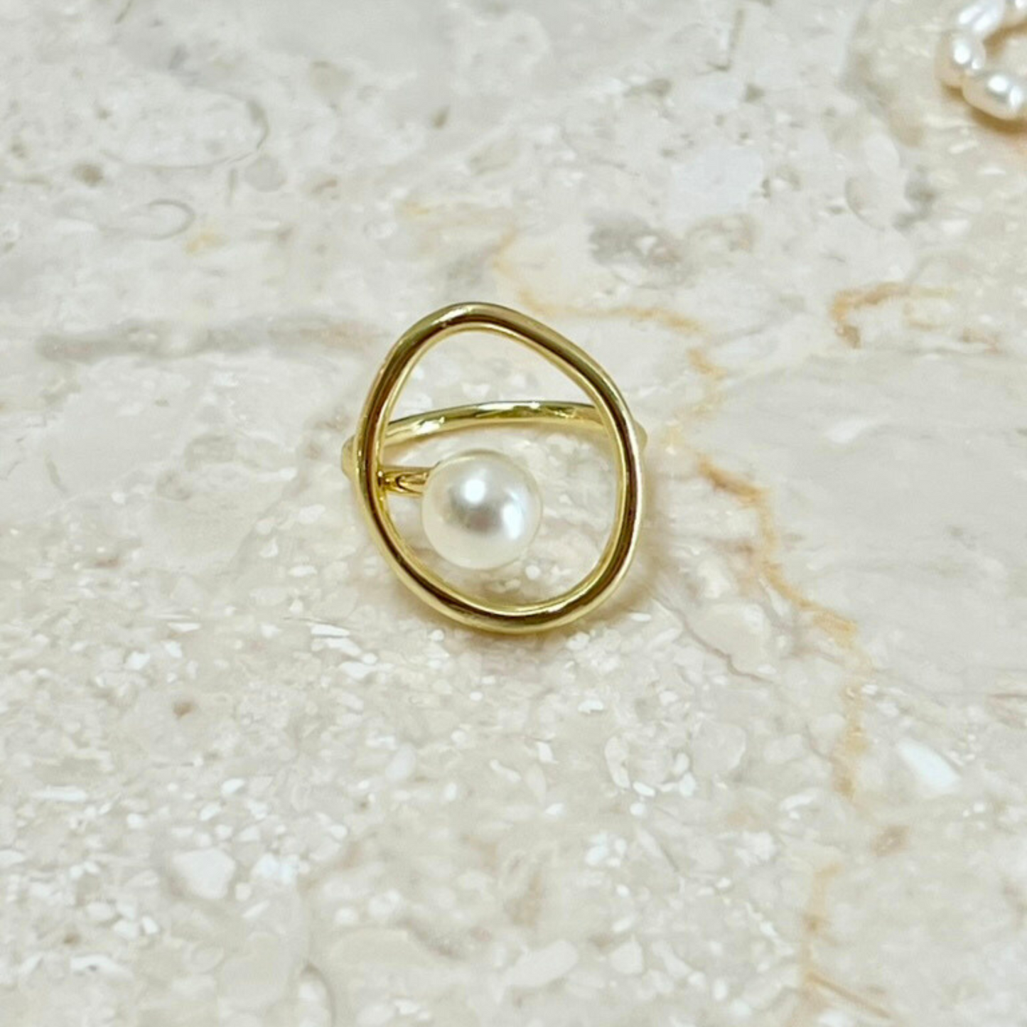 Courtier's Secret Pearl Embrace Ring